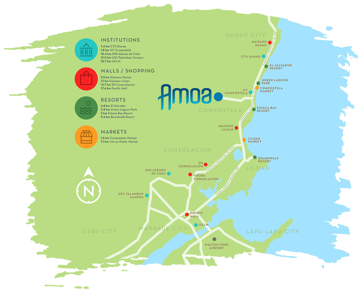 amoa vicinity map